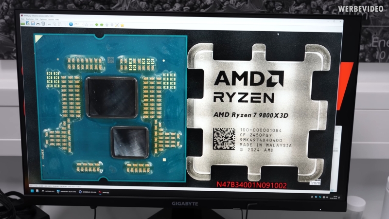 Thermal Grizzly продає AMD Ryzen 7 9800X3D без теплорозподільника з гарантією — кришку забрали, а $200 накинули