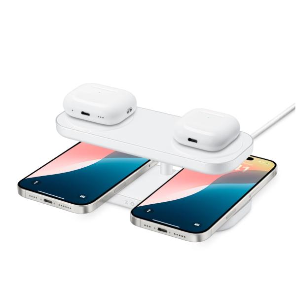 Apple випустила Quattro Wireless Charger Pro 4 - док-станцію для бездротової зарядки чотирьох гаджетів одночасно