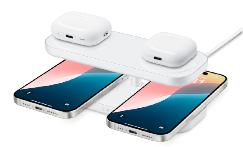 Apple випустила Quattro Wireless Charger Pro 4 - док-станцію для бездротової зарядки чотирьох гаджетів одночасно