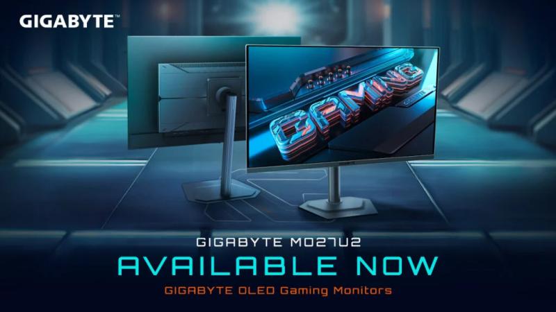 GIGABYTE представила монітор MO27U2 QD-OLED 27″ 4K 240Hz для геймерів у США та ЄС