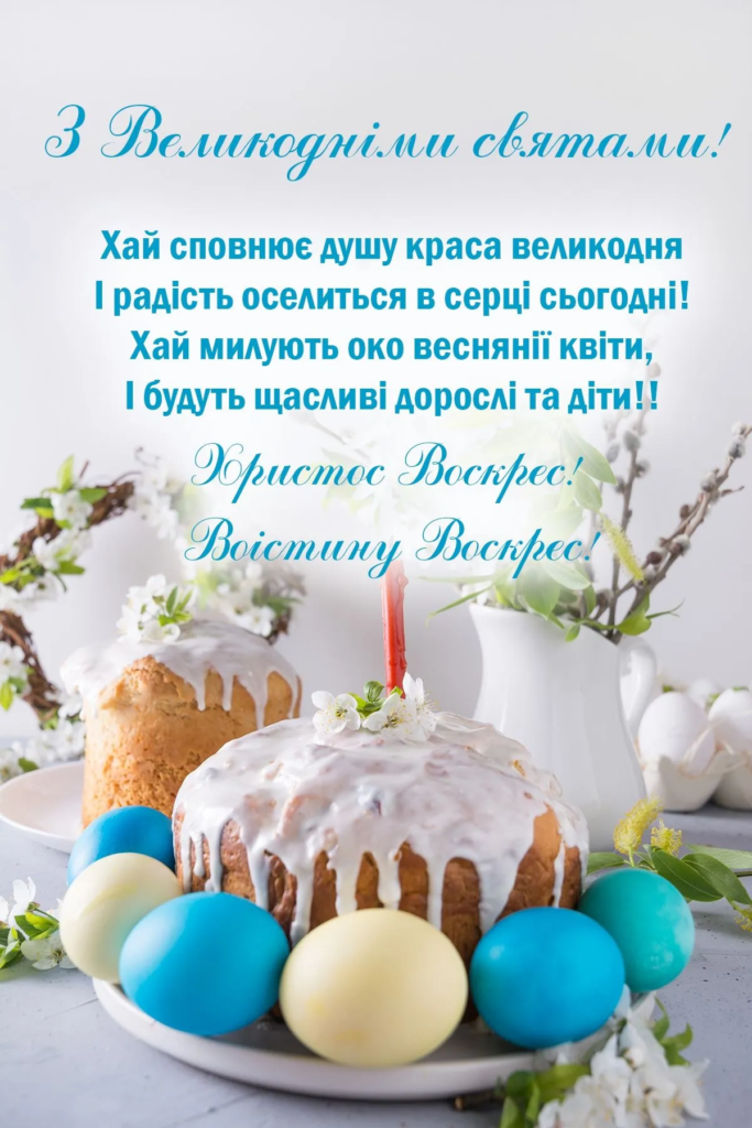 привітання з великоднем картинки
