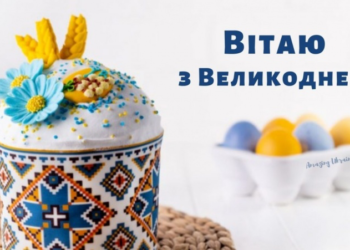 Привітання з Великоднем 2025