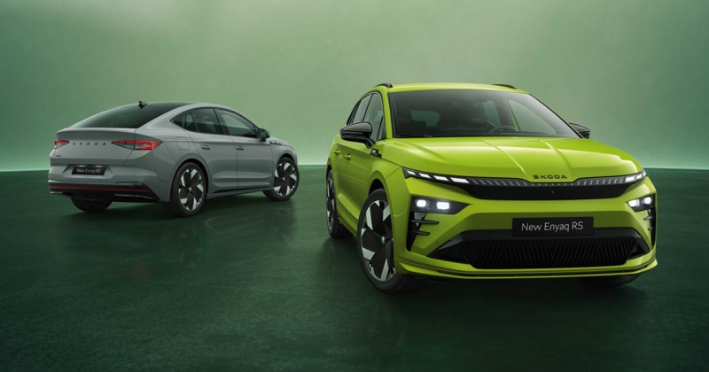 Škoda Enyaq RS та Enyaq Coupé RS оновили дизайн та оснащення