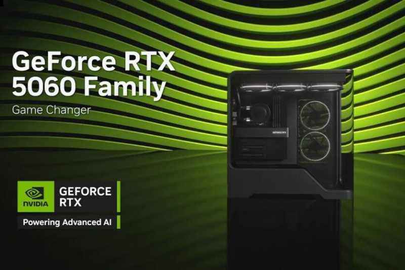 Відеокарти NVIDIA RTX 5060 вийдуть 19 травня, — офіційно