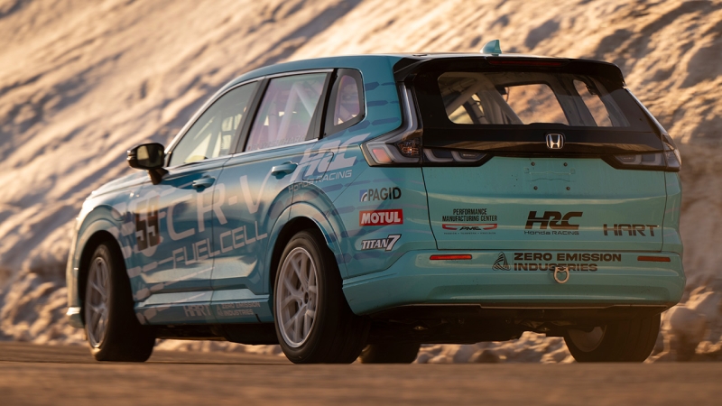 Honda CR-V e:FCEV стане першим водневим автомобілем на перегонах Pikes Peak Hill Climb