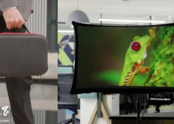 Еволюція екранів уже сьогодні: представлено складаний тканинний дисплей Splay Max з можливостями монітора і проектора