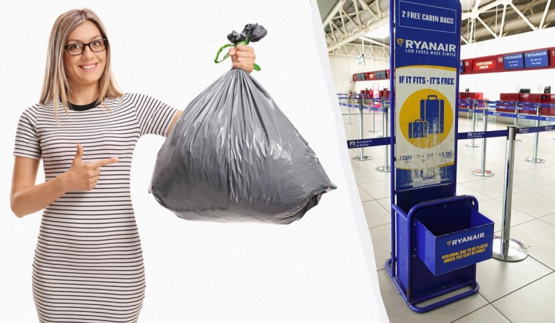Туристка "втерла носа" Ryanair за допомогою мішка для сміття