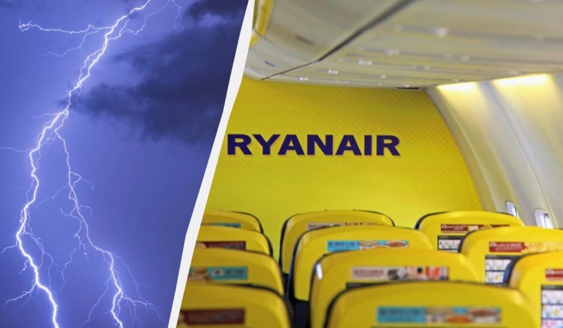 У Німеччині літак Ryanair потрапив у турбулентність через шторм: дев'ятеро людей постраждали